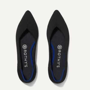 Rothy’s The Point Classic Flat in Black